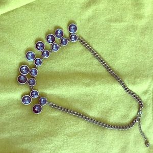 Necklace with glass beads
